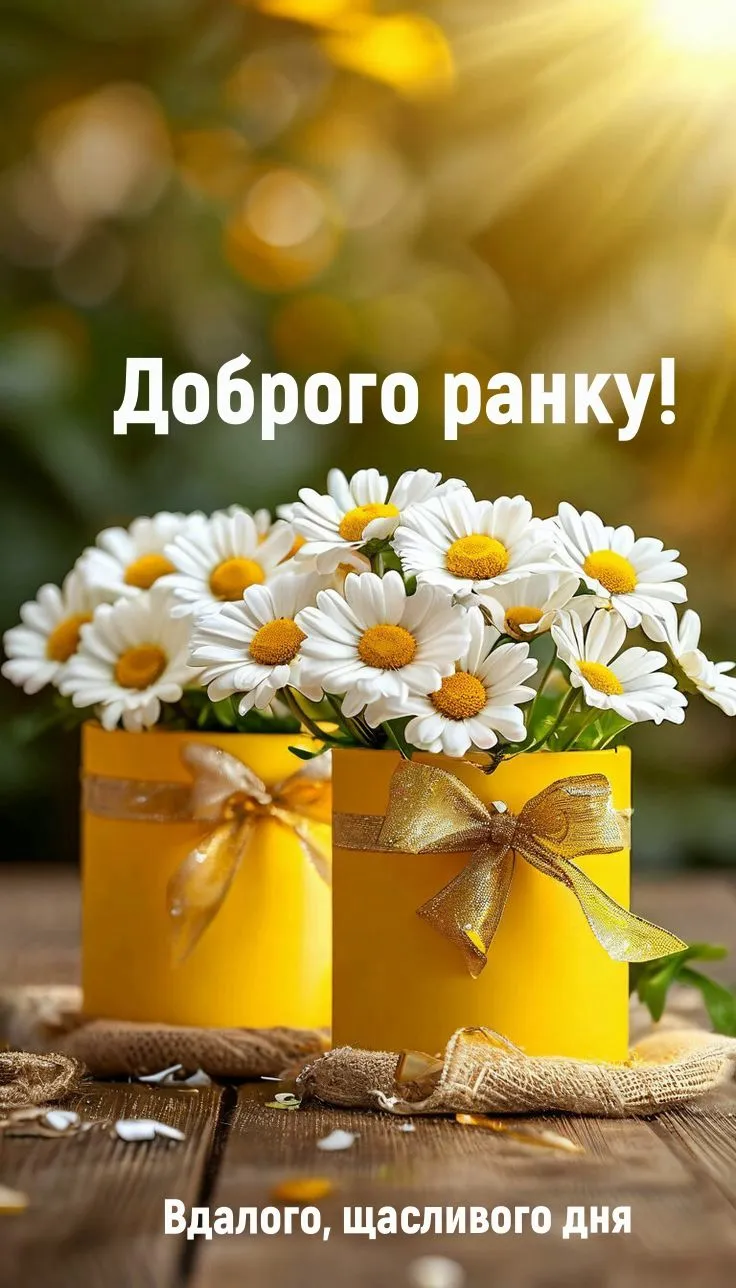Ранкова листівка з побажаннями - з кавою та гарним настроєм, для особливої людини